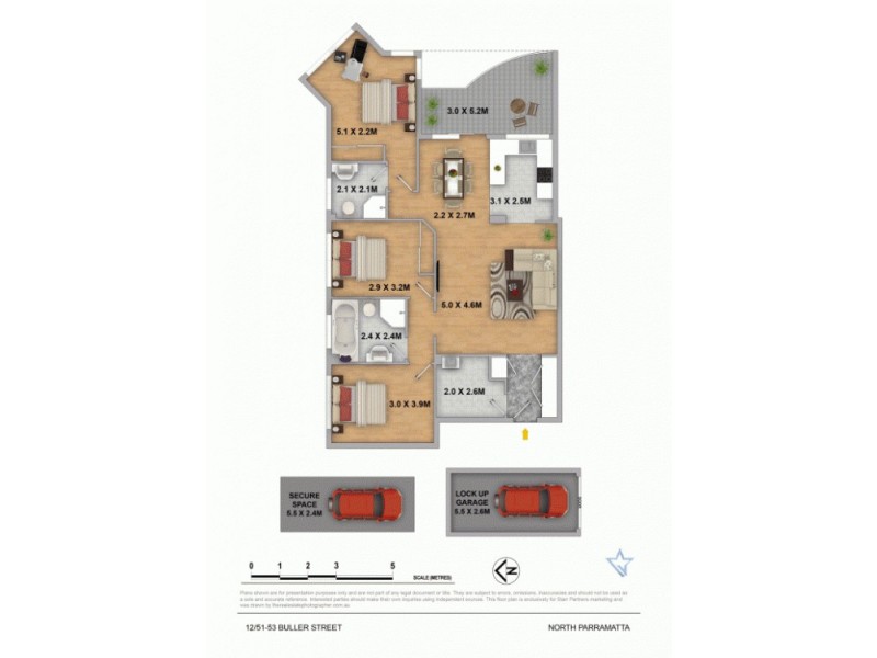 12/51-57 Buller Street, North Parramatta NSW 2151 Floorplan