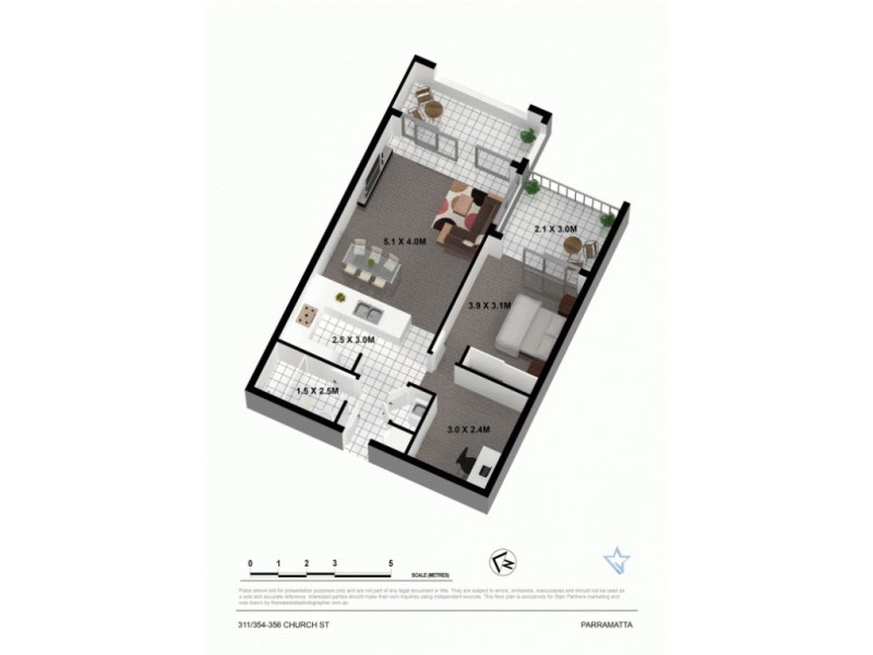 311/354-356 Church Street, Parramatta NSW 2150 Floorplan