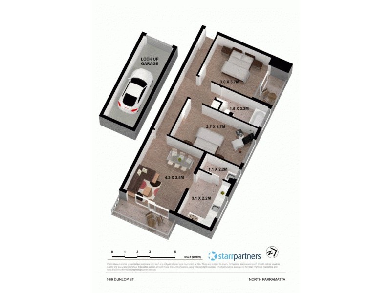 10/9 Dunlop Street, North Parramatta NSW 2151 Floorplan