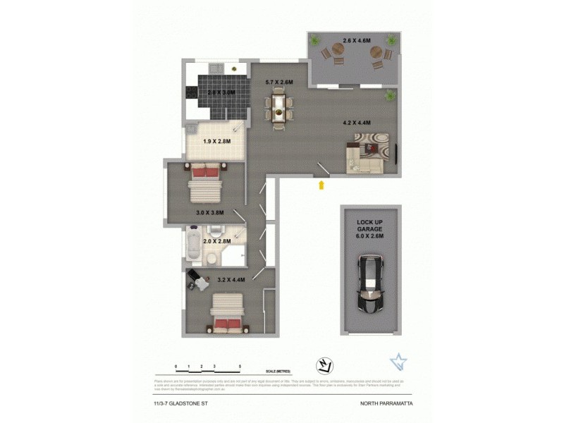 11/3-7 Gladstone Street, North Parramatta NSW 2151 Floorplan