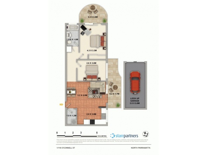 1/116 O’connell Street, North Parramatta NSW 2151 Floorplan