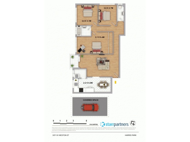3/57-59 Weston Street, Harris Park NSW 2150 Floorplan