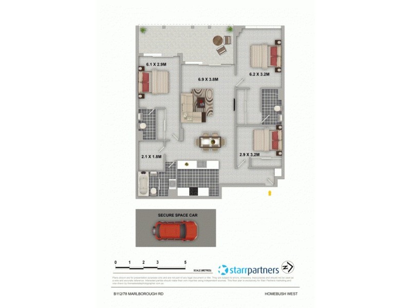 B112/78 Marlborough Road, Homebush NSW 2140 Floorplan