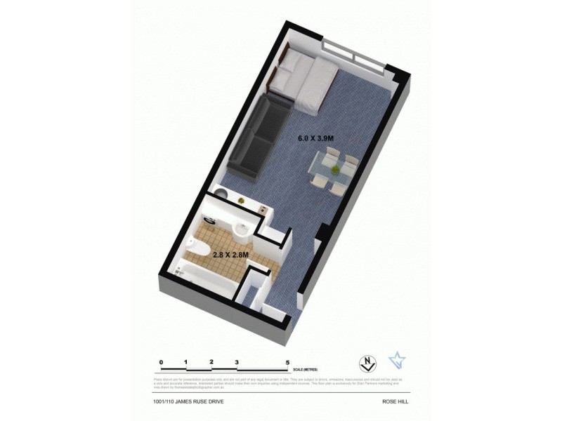 1001/110-114 James Ruse Drive, Rosehill NSW 2142 Floorplan