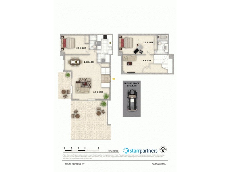 137/18 Sorrell Street, Parramatta NSW 2150 Floorplan