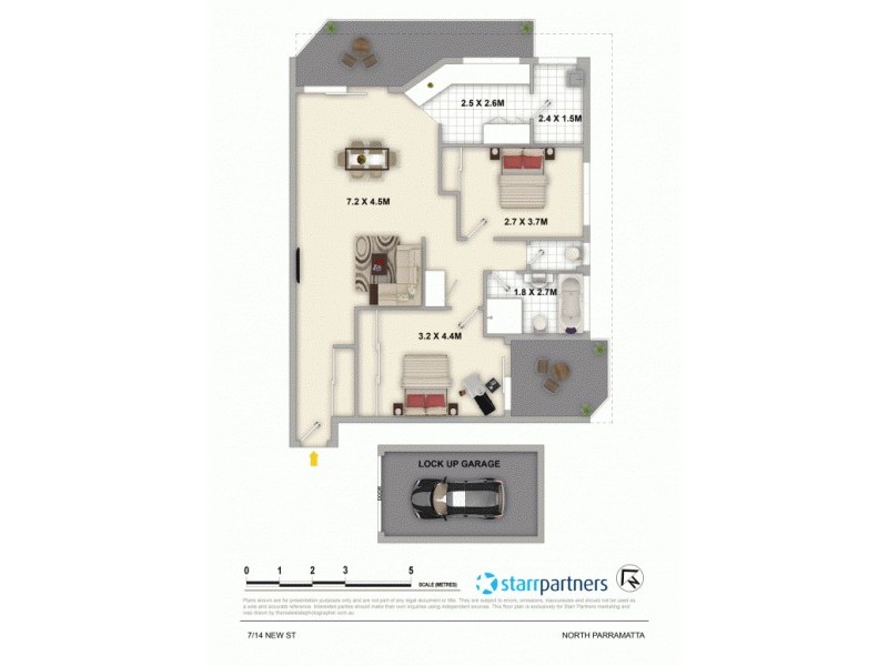 7/14 New Street, North Parramatta NSW 2151 Floorplan