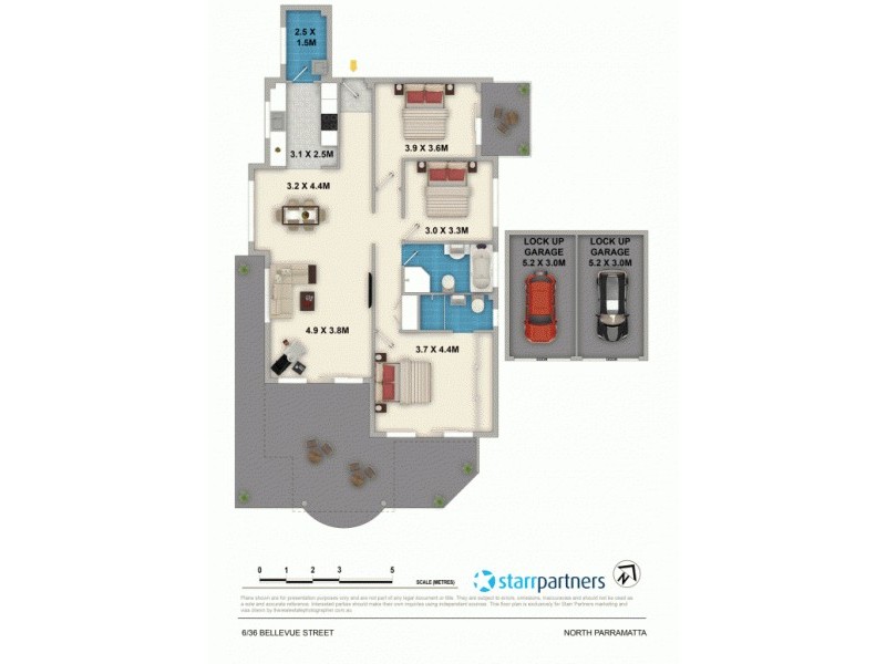 6/36 Bellevue Street, North Parramatta NSW 2151 Floorplan