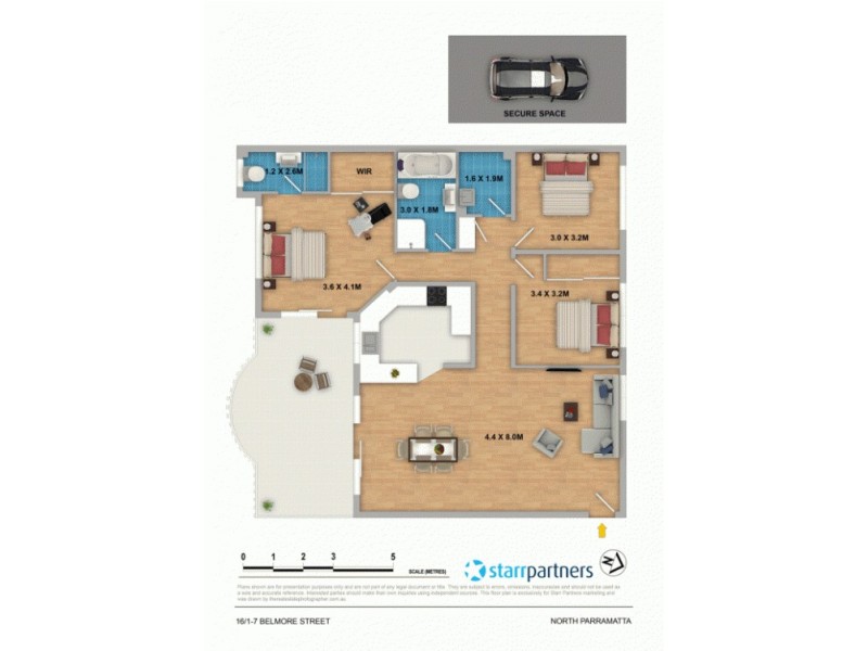 16/1-7 Belmore Street, North Parramatta NSW 2151 Floorplan