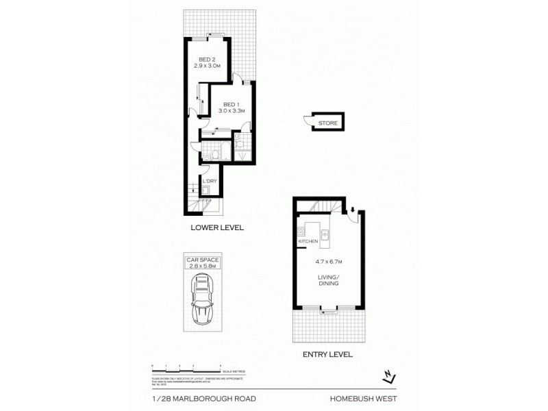 1/28-32 Marlborough Road, Homebush West NSW 2140 Floorplan