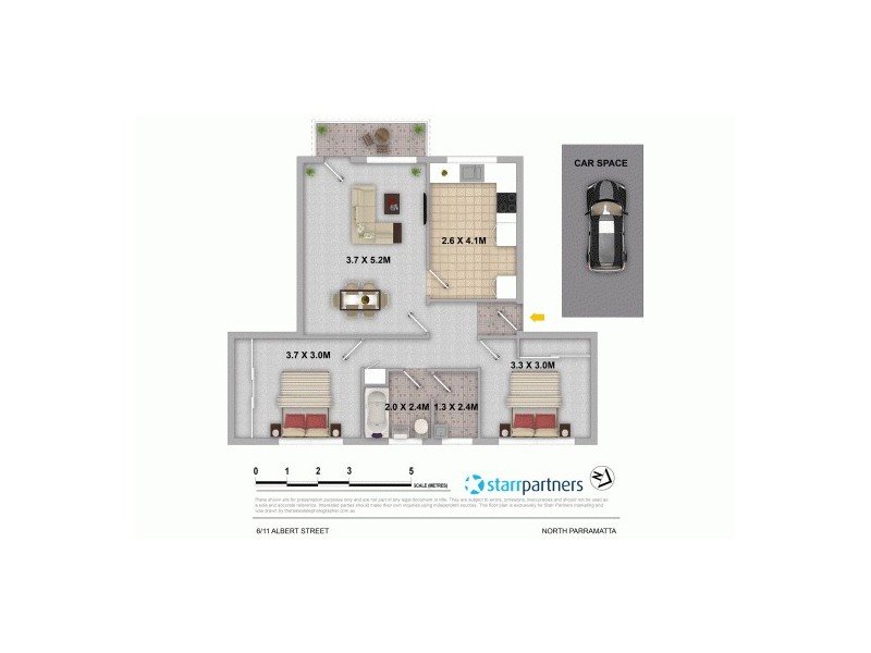 6/11 Albert Street, North Parramatta NSW 2151 Floorplan