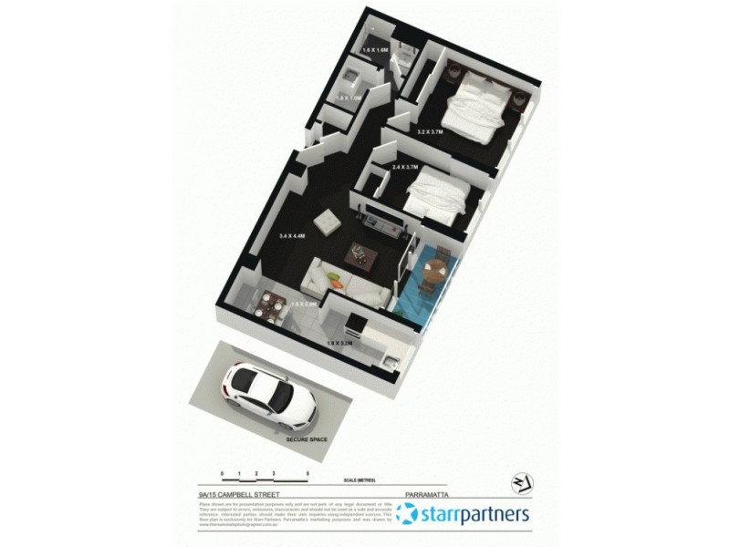 9a/15 Campbell Street, Parramatta NSW 2150 Floorplan