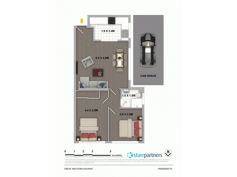 6/29c Great Western Highway, Parramatta NSW 2150 Floorplan