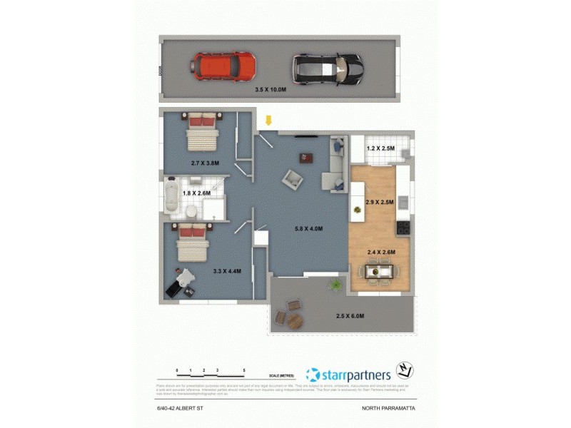6/40-42 Albert Street, North Parramatta NSW 2151 Floorplan