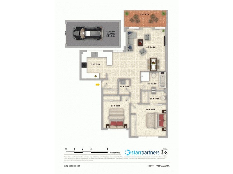 7/52 Grose Street, North Parramatta NSW 2151 Floorplan