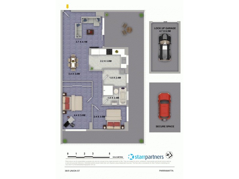 36/5-15 Union Street, Parramatta NSW 2150 Floorplan