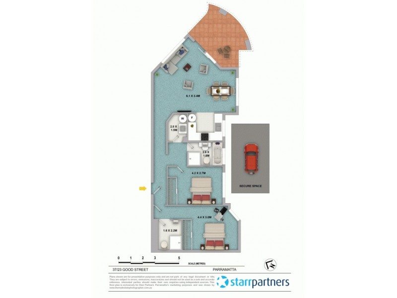 37/23 Good Street, Parramatta NSW 2150 Floorplan