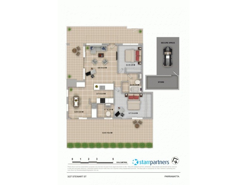 3/27 Stewart Street, Parramatta NSW 2150 Floorplan