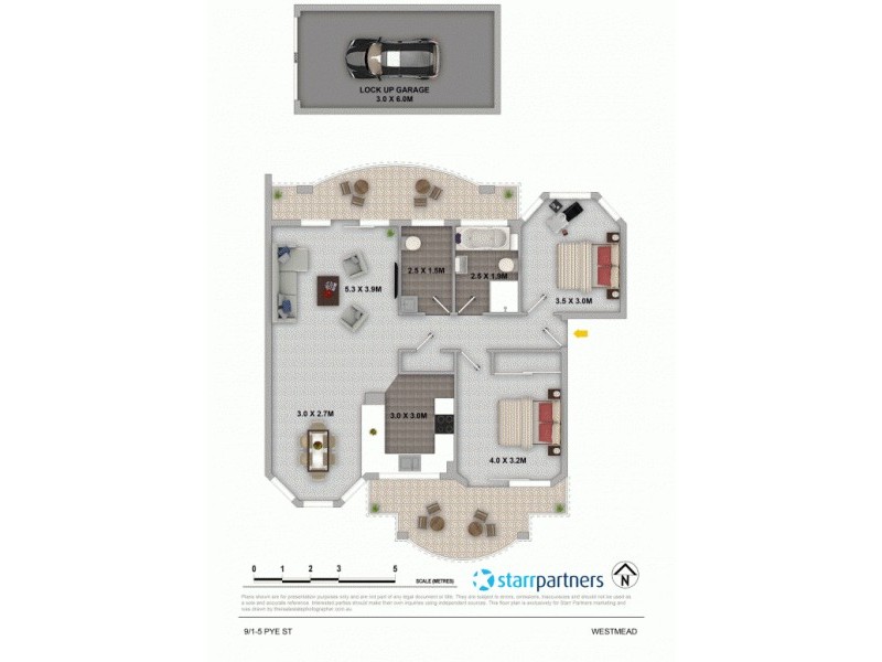 9/1-5 Pye Street, Westmead NSW 2145 Floorplan