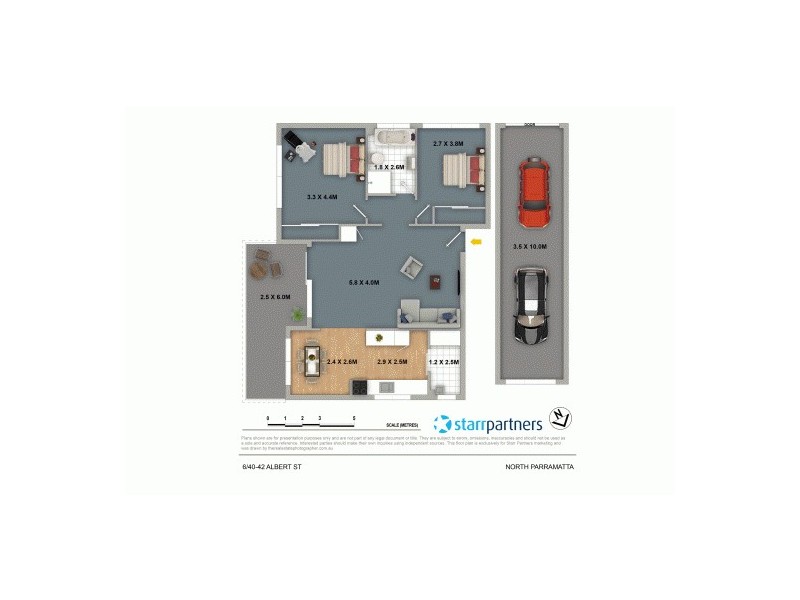 6/40-42 Albert Street, North Parramatta NSW 2151 Floorplan