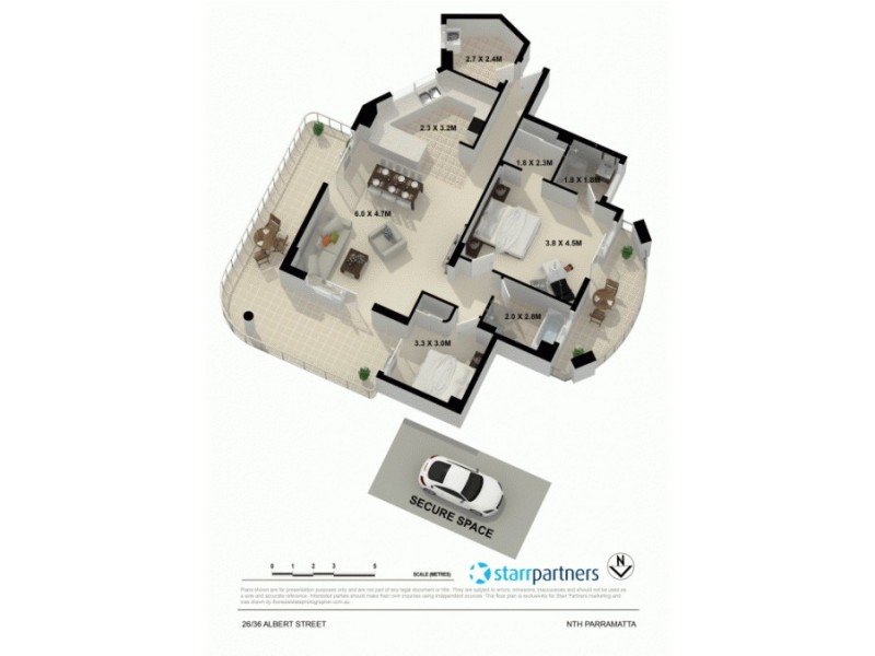 26/34-36 Albert Street, North Parramatta NSW 2151 Floorplan