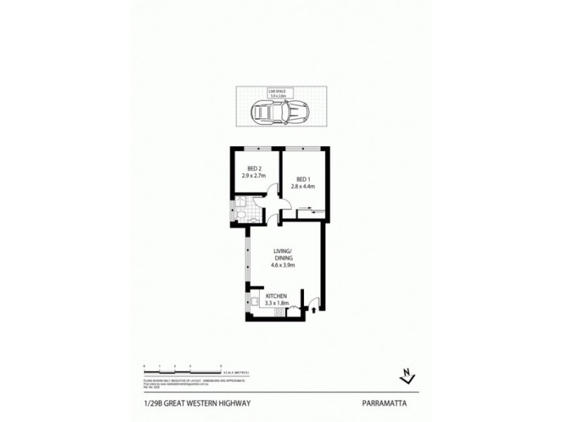 1/29b Great Western Highway, Parramatta NSW 2150 Floorplan