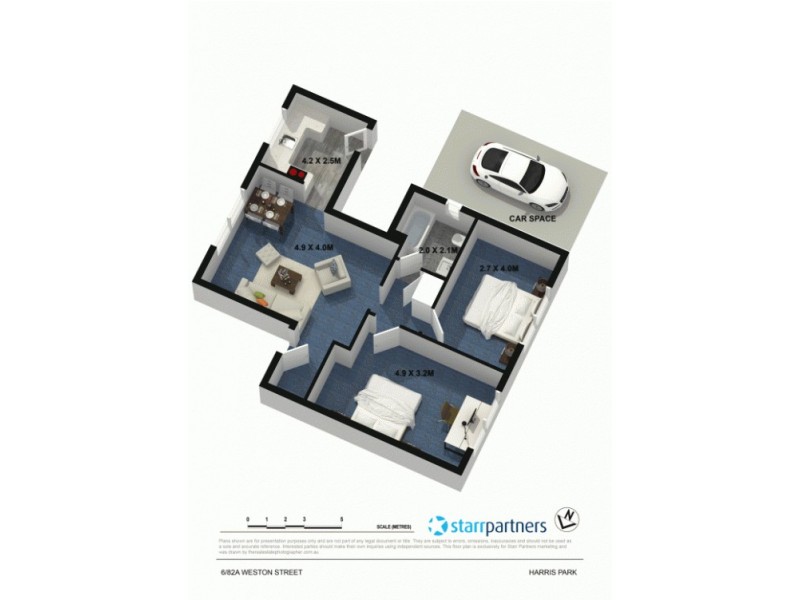 6/82a Weston  st, Harris Park NSW 2150 Floorplan