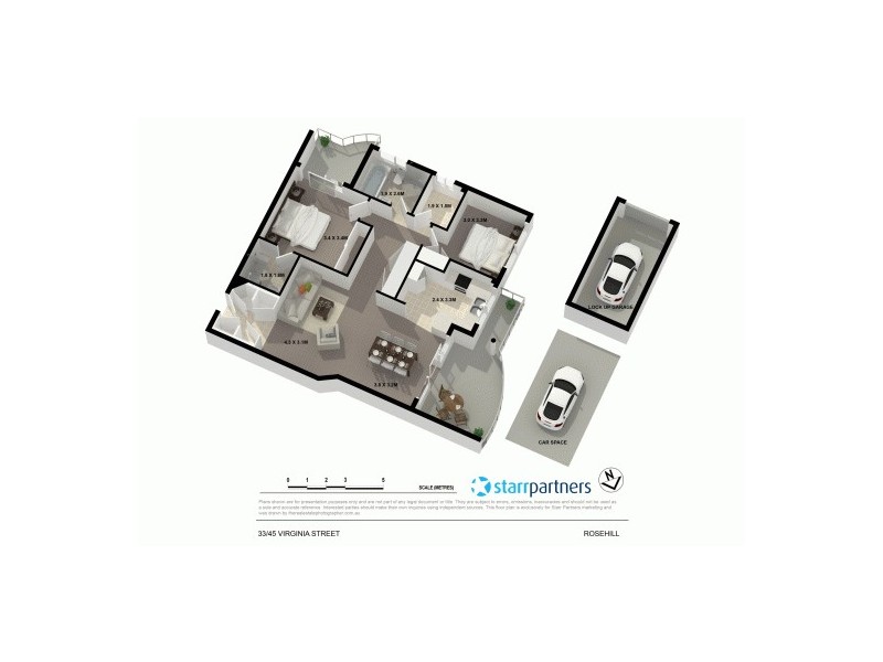 33/45 Virginia Street, Rosehill NSW 2142 Floorplan