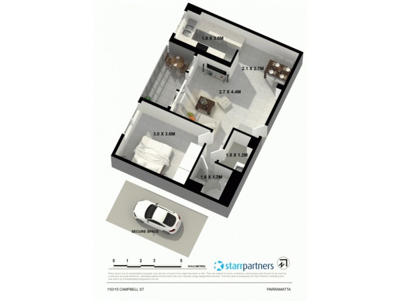 11D/15 Campbell Street, Parramatta NSW 2150 Floorplan