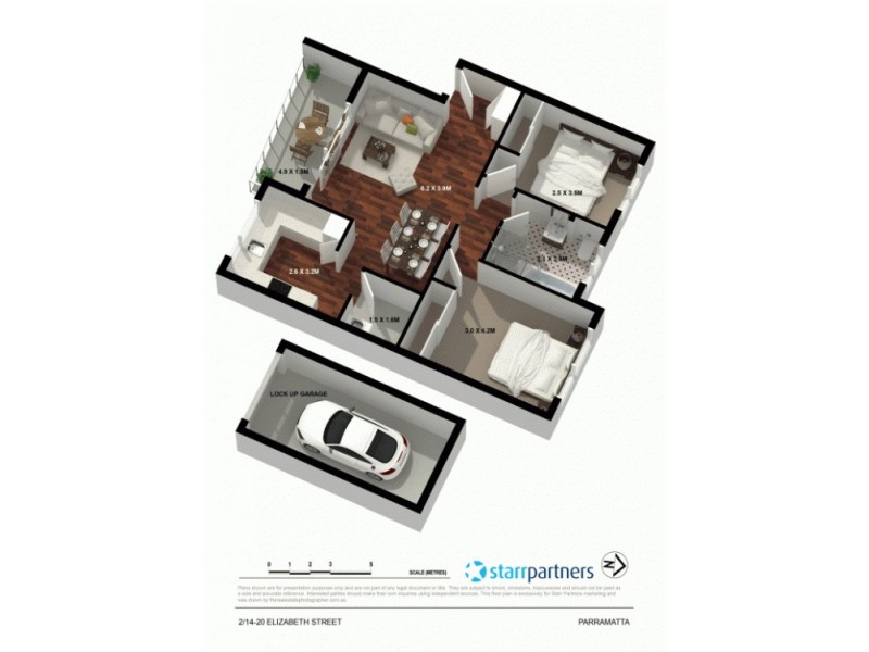 2/20 Elizabeth Street, Parramatta NSW 2150 Floorplan