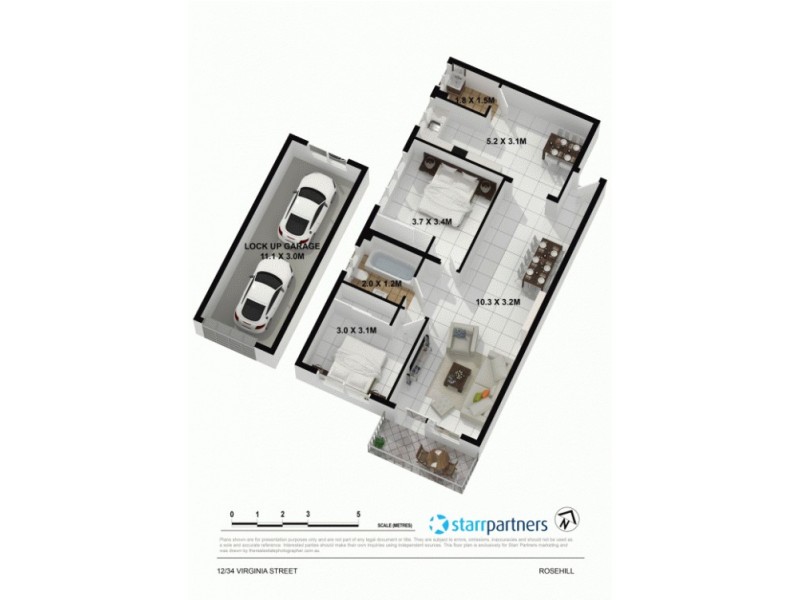 12/34 Virginia Street, Rosehill NSW 2142 Floorplan