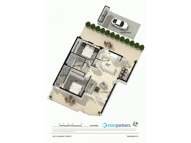 2/27 Stewart Street, Parramatta NSW 2150 Floorplan