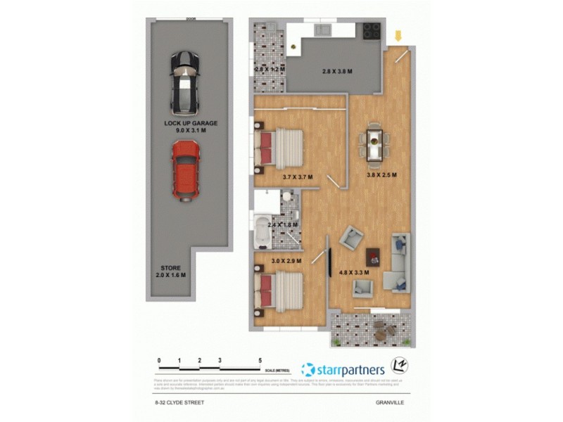 8/32 Clyde Street, Granville NSW 2142 Floorplan