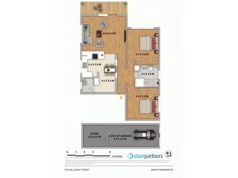 17/8 Galloway Street, North Parramatta NSW 2151 Floorplan