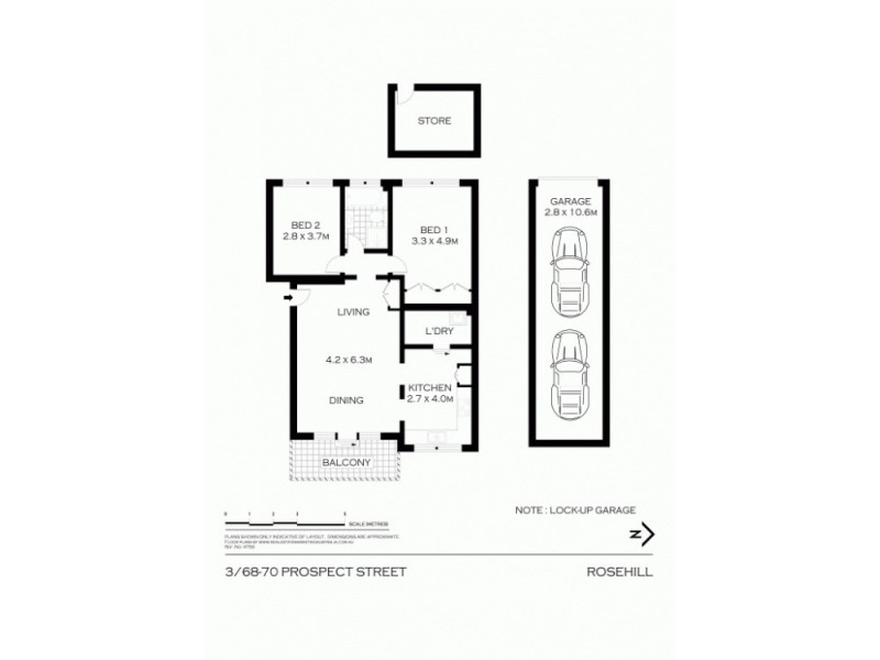 3/68 Prospect Street, Rosehill NSW 2142 Floorplan