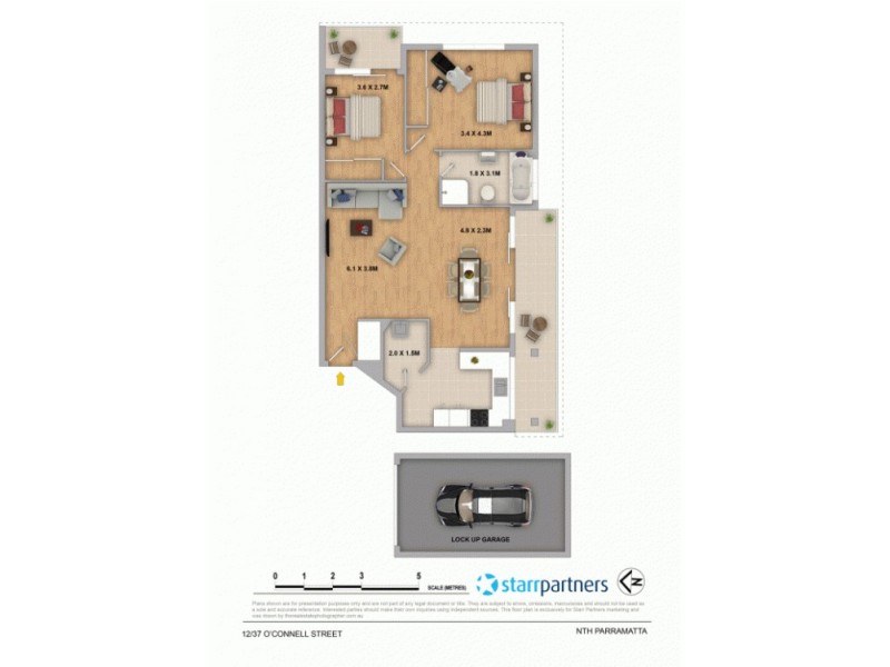 12/37 O’Connell Street, North Parramatta NSW 2151 Floorplan