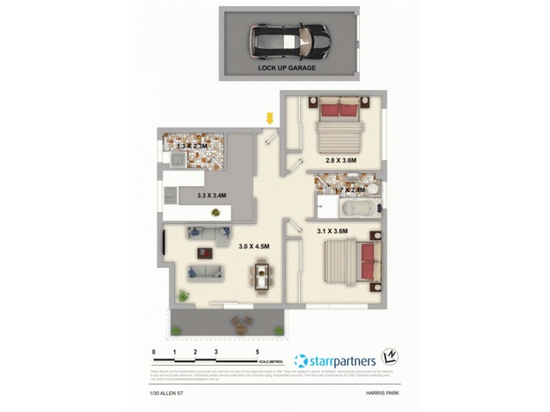 1/30 Allen Street, Harris Park NSW 2150 Floorplan