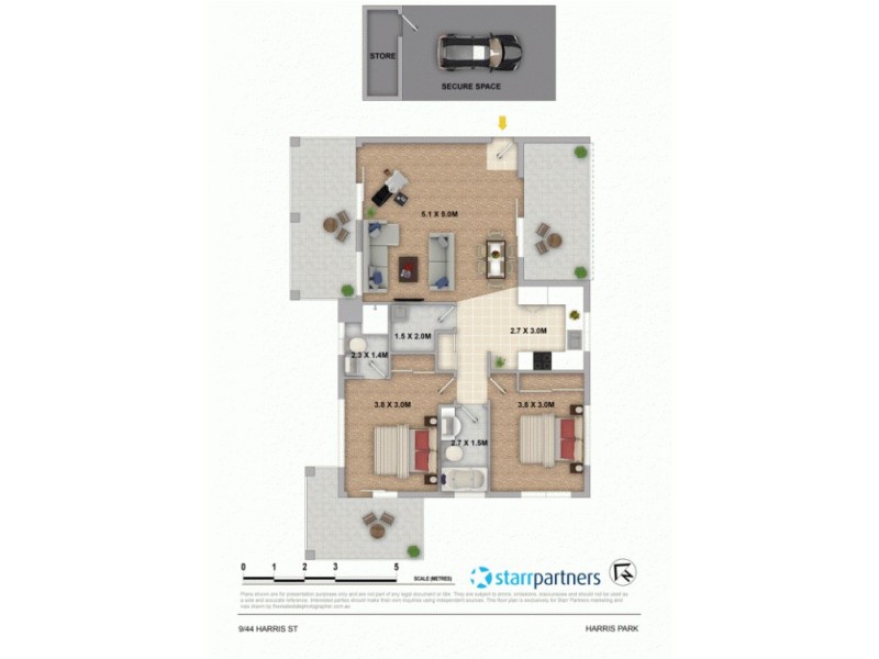 9/44 Harris Street, Harris Park NSW 2150 Floorplan