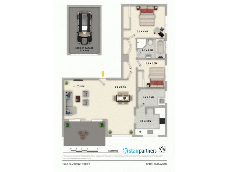 13/3-7 Gladstone Street, North Parramatta NSW 2151 Floorplan