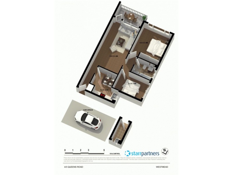 4/3 Queens Road, Westmead NSW 2145 Floorplan