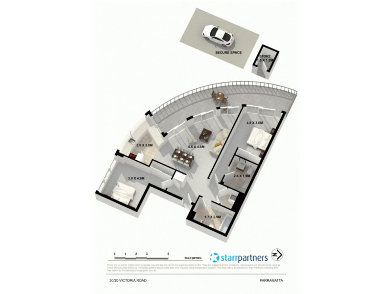 30/20 Victoria Road, Parramatta NSW 2150 Floorplan