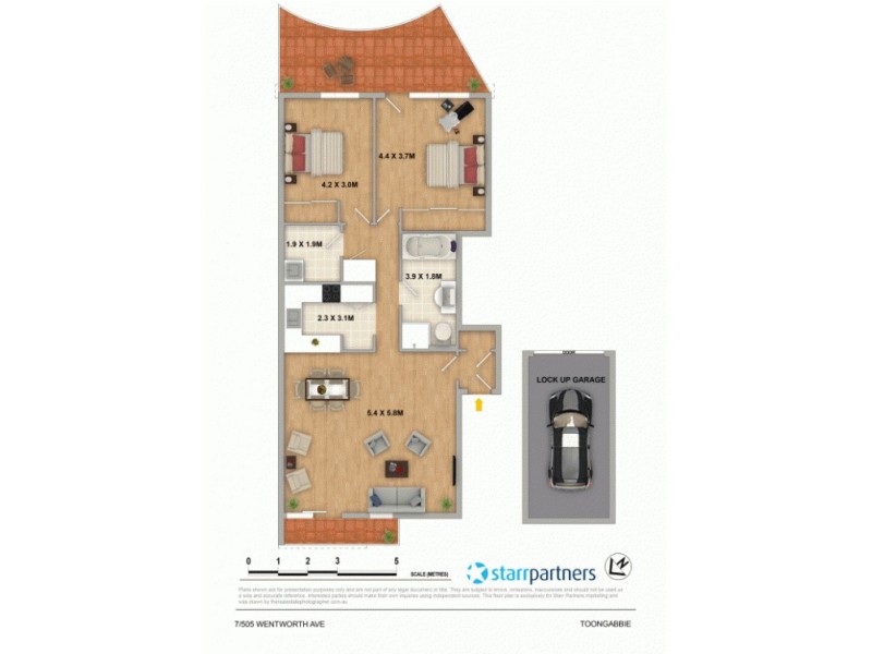 7/505-507 Wentworth Avenue, Toongabbie NSW 2146 Floorplan
