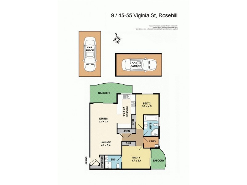 9/45-55 Virginia Street, Rosehill NSW 2142 Floorplan