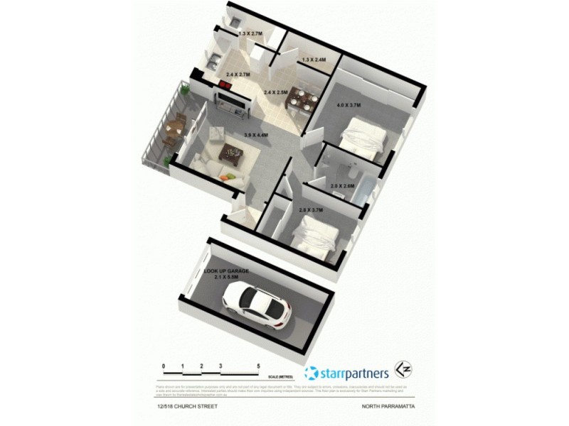 12/518 Church Street, North Parramatta NSW 2151 Floorplan