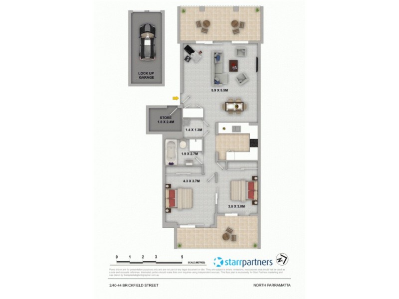 2/40-44 Brickfield Street, North Parramatta NSW 2151 Floorplan