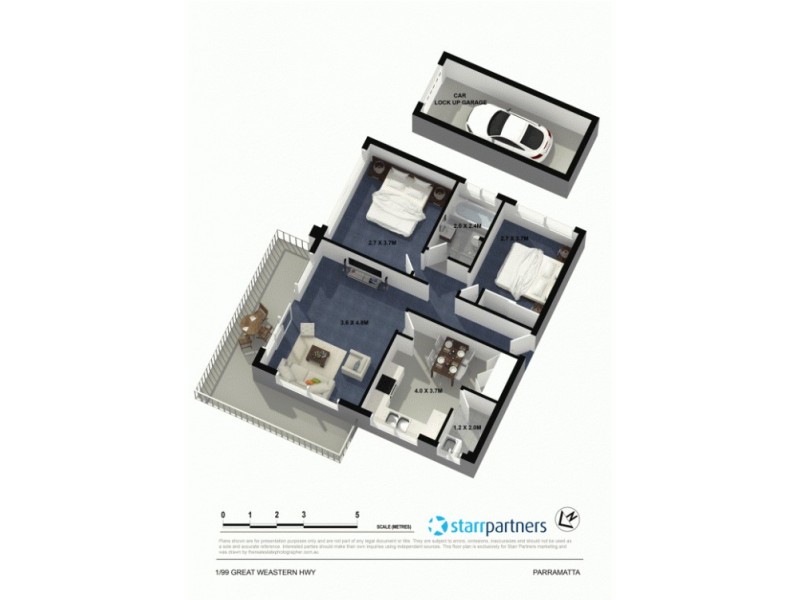 1/99 Great Western Highway, Parramatta NSW 2150 Floorplan