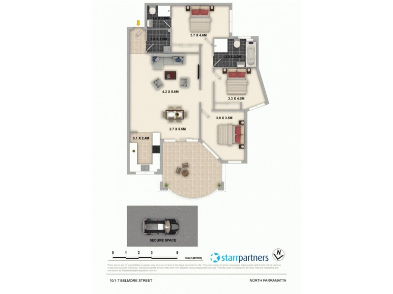 10/1-7 Belmore Street, North Parramatta NSW 2151 Floorplan