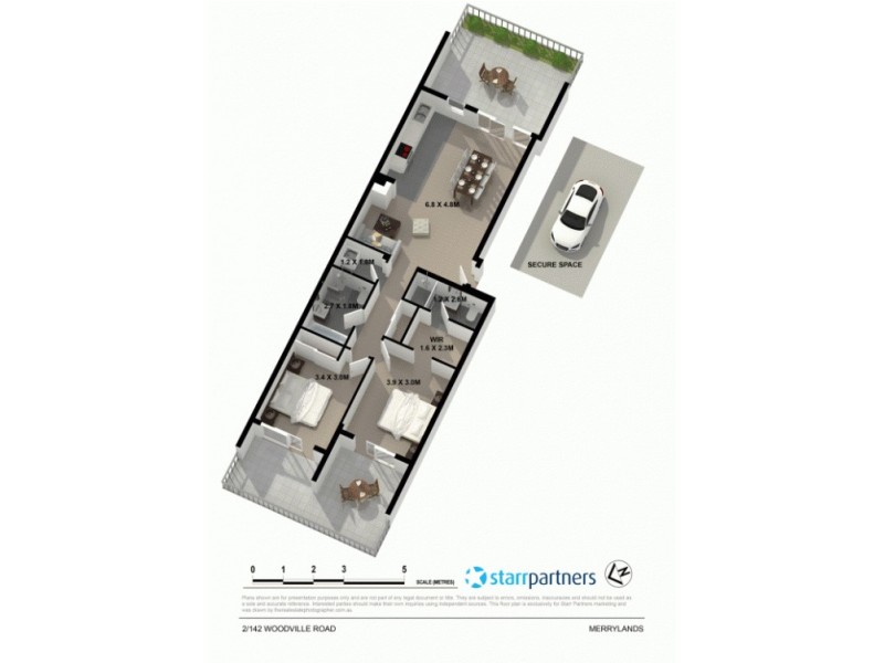 2/142 Woodville Road, Merrylands NSW 2160 Floorplan