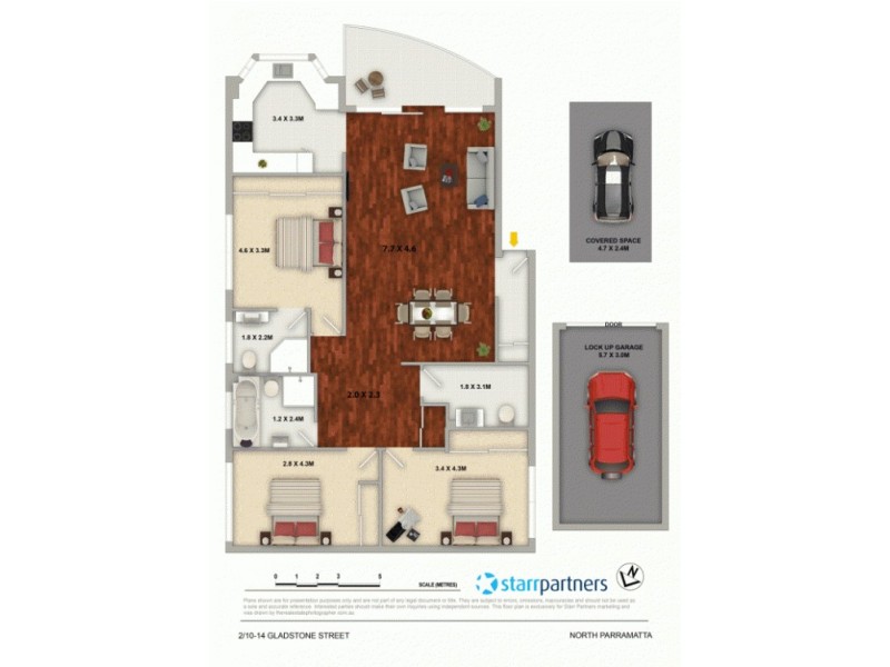 2/10-14 Gladstone Street, North Parramatta NSW 2151 Floorplan