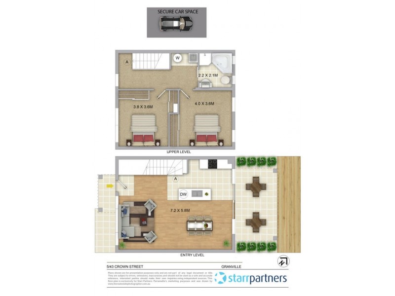 5/43 Crown Street, Granville NSW 2142 Floorplan