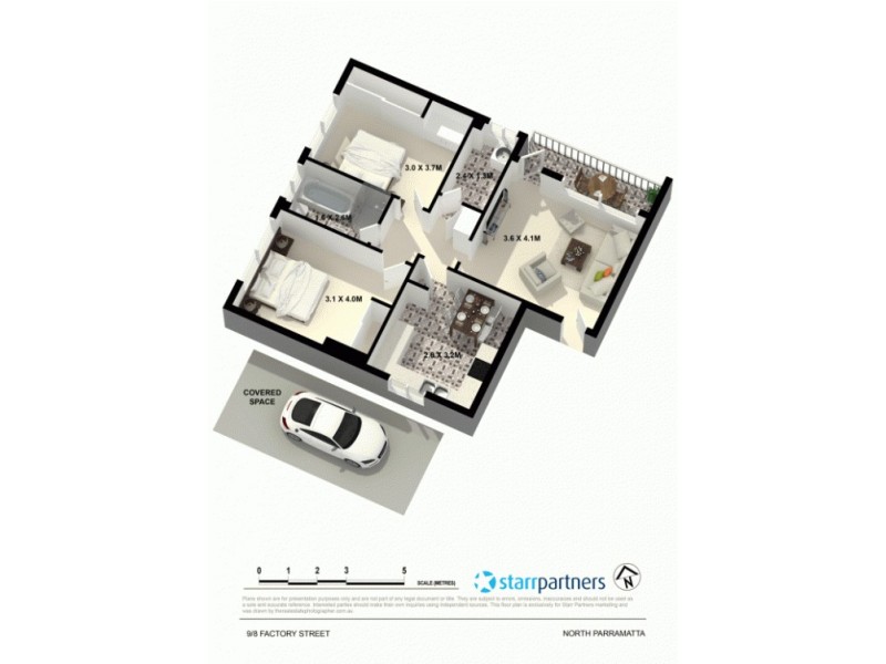 9/8 Factory Street, North Parramatta NSW 2151 Floorplan